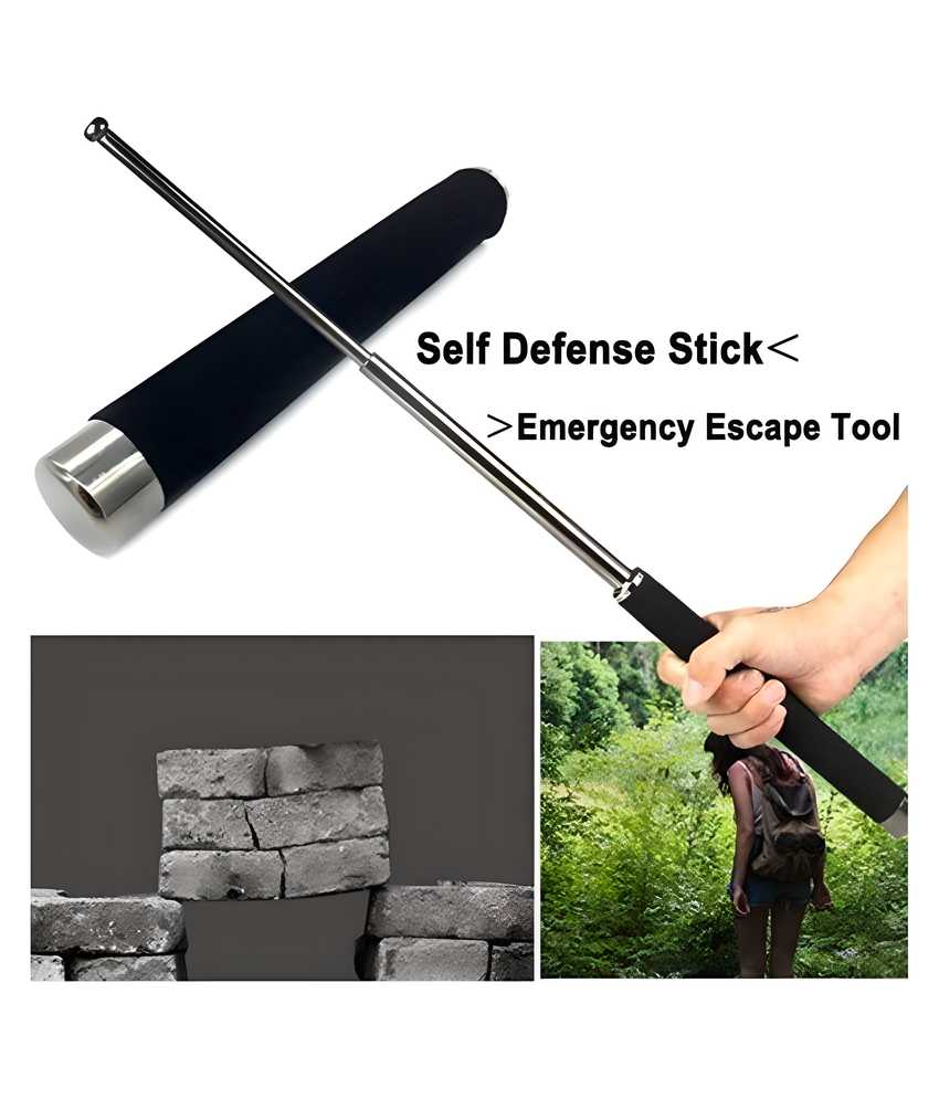 UNBREAKABLE™ Self Defense Stick or Hand Pointer Extendable Telescopic Retractable Pointer